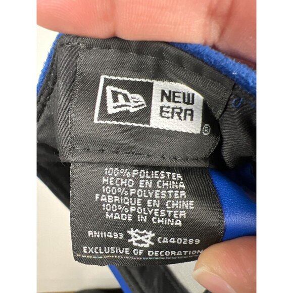 New Era Chicago Blackhawks NHL 9FIFTY Blue Suede Snapback Cap Hat - Picture 4 of 6